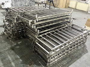 Chariot d'aliments usagés industriels 20 couches chariot à pâtisserie en métal en acier inoxydable avec quatre roues - Product Image 6