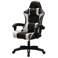 Chaise pliable bon marché en gros de jeu d'ordinateur de massage en cuir Pu Silla Gamer Racing chaises de jeu RVB avec lumières et haut-parleurs