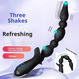 5 boules vibrantes pour le sexe anal, plug anal pour débutants, masseur de prostate, vibrateur anal avec 10 vibrations, jouet sexuel anal - Product Image 2