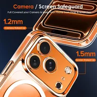 Coque de téléphone magnétique transparente pour iPhone 18 17 Pro Max Air 16 15 14 Plus 13 12 11, coque rigide transparente d'origine