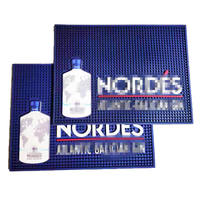 Tapis de bar en silicone PVC écologique certifié CE, plateau anti-gouttes personnel pour accessoires de bar, idéal pour les plateaux à cocktails et à snacks