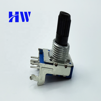 Potentiomètre rotatif DB-11KV-1 à film de carbone, axe isolé, 4 broches, 11 mm, a103 a503