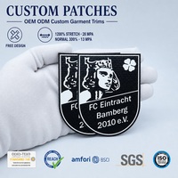 Insigne en silicone pour club de football, emblème uniforme pour chaussures et baskets, présentation unifiée, partenaire de fabrication en gros