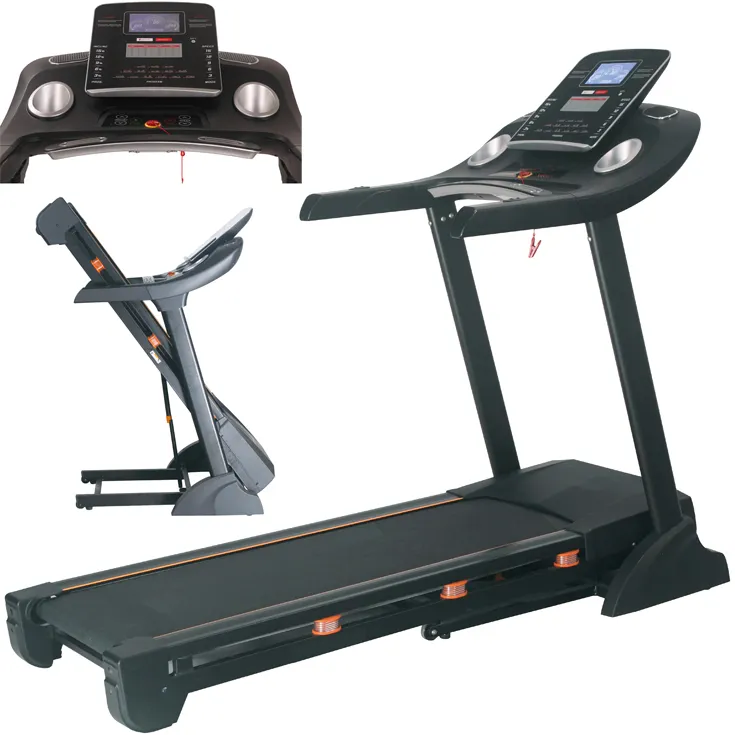 Tapis de sport pliant avec moteur, 1,5 hp, avec ceinture de massage, nouveau Design, GS-646D-C-1