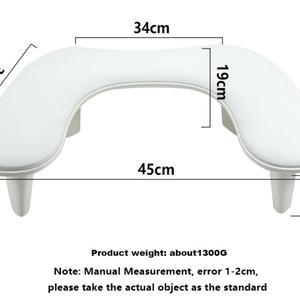 Nuevo Reposabrazos para Manicura, Cómodo, Inclinado, Suave, para Arte de Uñas, Almohada de Descanso para Dos Manos para Salón de Uñas - Product Image 5