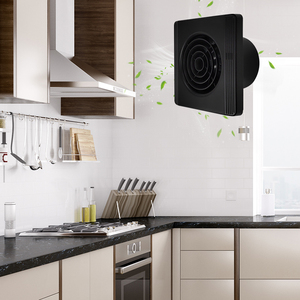 Ventilador de Extracción Eléctrico Silencioso IPX45 OEM con Rodamientos de Bolas, Mayor Succión, 26dB Menor Ruido, Motor de Ahorro de Energía para Baños y Cocinas - Product Image 4