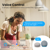 Module d'interrupteur intelligent WiFi Zigbee LangYeao Tuya, 1/2/3/4 canaux, relais mini 16A, compatible avec Alexa Google Home, rénovation DIY