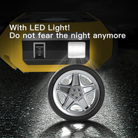 12V Auto Stop 150PSI 3m Câble Compresseur d'air Gonfleur de pneu ABS LED Affichage pour Voitures Motos Scooters Bicyclettes Ball Tire