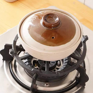 Support auxiliaire pour petit récipient de cuisinière à gaz, accessoires pour cuisinière à gaz, support de cuisinière en fonte, support universel antidérapant à 5 et 4 griffes pour casseroles. - Product Image 4