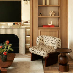 Sillón de lujo moderno de madera maciza cómodo para sala de estar, sillón decorativo de espuma relajante, sillones individuales tapizados de China para el hogar - Product Image 6