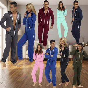 Pijama de Forro Polar Unisex, Transpirable, Talla Grande, Bordado - Product Image 3