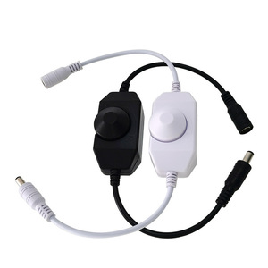 DC 12V 24V <strong>LED</strong> <strong>Strip</strong> Dimmer Switch With DC Female Male <strong>Adapter</strong> Brightness Adjustable Controller Manual Knob <strong>LED</strong> Dimmer Switch - Product Image 6