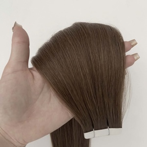 Extensiones de Cabello Virgen Ruso con Cinta Adhesiva, Extensiones Invisibles Finas para Salón, Venta al Por Mayor 2025 - Product Image 3