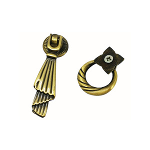 European Style Ring Drawer Handle <b>Antique</b> Bronze Zinc Alloy Durable Cabinet Pull For Indoor Use - Product Image 3