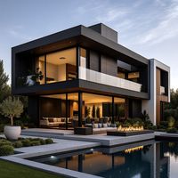 Casa Prefabricada de Acero Ligero de 2 Pisos, Fácil de Ensamblar, Casas Residenciales, Villa de Estructura de Acero de Calidad de Lujo