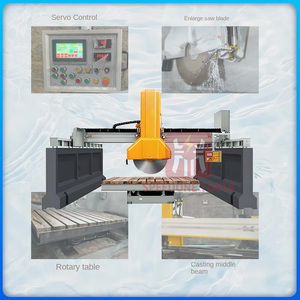 Xây dựng đá cẩm thạch chế biến đá hồng ngoại <span class=keywords><strong>CNC</strong></span> cầu dày vật liệu máy cắt cho đá granit lề đường đá stele điêu khắc - Product Image 3