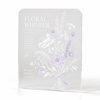 Autocollant transparent en PVC, motif floral printanier, décalcomanie botanique transparente, autocollants en PVC pour fenêtre, ordinateur portable, bouteille d'eau, téléphone, verre, décoration