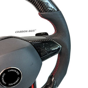 वोल्कस्वैगन एम 8 गोल्फ 7 जी आर 7.5 के लिए एलईडी जाली कार्बन फाइबर स्टीयरिंग व्हील - Product Image 6