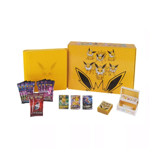 YY PTCG Original Chinese Water Fire and Thunder Eevee Premium Gift Box Vmax Collector <b>Card</b> Poke Fashion Trading <b>Card</b> - Product Image 1