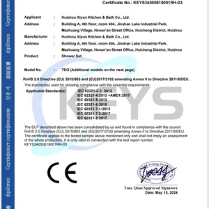 Sistema de Ducha de Techo Cuadrado Hyundai de 12 Pulgadas, Acero Inoxidable, Montado en la Pared, 3 Vías, Acabado Pulido, Lluvia Suave - Product Image 6