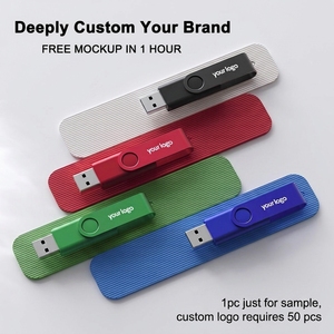 Swivel <strong>USB</strong> Flash Drive with Custom Logo <strong>Memory</strong> <strong>Stick</strong> Key 128MB 512MB 1GB-32GB 64GB 128GB 64MB Bulk Wholesale 16MB 32MB Pendrive - Product Image 1