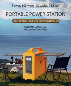 Générateur <span class=keywords><strong>solaire</strong></span> personnalisé <span class=keywords><strong>100W</strong></span> Logo OEM Station d'alimentation portable Contrôleur MPPT <span class=keywords><strong>Kit</strong></span> de panneaux solaires pour voiture à distance pour le <span class=keywords><strong>camping</strong></span> la randonnée - Product Image 2