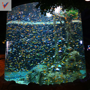 Aquarium en acrylique, grand cylindre, réservoir à joint sans soudure, conçu sur mesure/<span class=keywords><strong>restaurant</strong></span>/centre de villégiature/lobby - Product Image 2