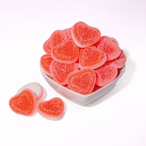 OEM kẹo đáng yêu hình trái tim nhai kẹo cao su kẹo đám cưới hương vị Gummy số lượng lớn - Product Image 2