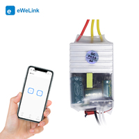 Lampe murale intelligente Alexa pour la maison avec panneau en verre, interrupteur tactile électrique Max. Interrupteur à distance 10A