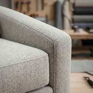 Modern 360° Swivel Upholstered Accent Chair Woven Fabric Leisure <b>Armchair</b> for Living Room Hotel Lobby <b>Single</b> Sofa Lounge Chair - Product Image 3