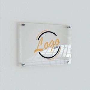 कस्टम मुद्रित लोगो हाउस नंबर साइन ऐक्रेलिक व्यवसाय पट्टिका साइन डिस्प्ले रैक - Product Image 3