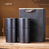 Boîtes en métal de qualité alimentaire, boîtes rondes en étain hermétiques pour le stockage du thé, du café, du sucre, des noix, des bonbons, du chocolat, organisation