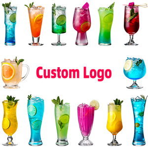 Bán buôn cao Ins cốc thủy tinh Cocktail Kính drinkware nước trái cây cốc nước uống cốc thủy tinh cốc thủy tinh Nước - Product Image 1