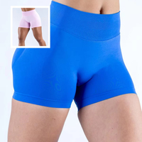 Shorts de compression personnalisés pour femmes, pour le fitness, le yoga et l'entraînement, en nylon à séchage rapide, taille mi-haute, pour le sport