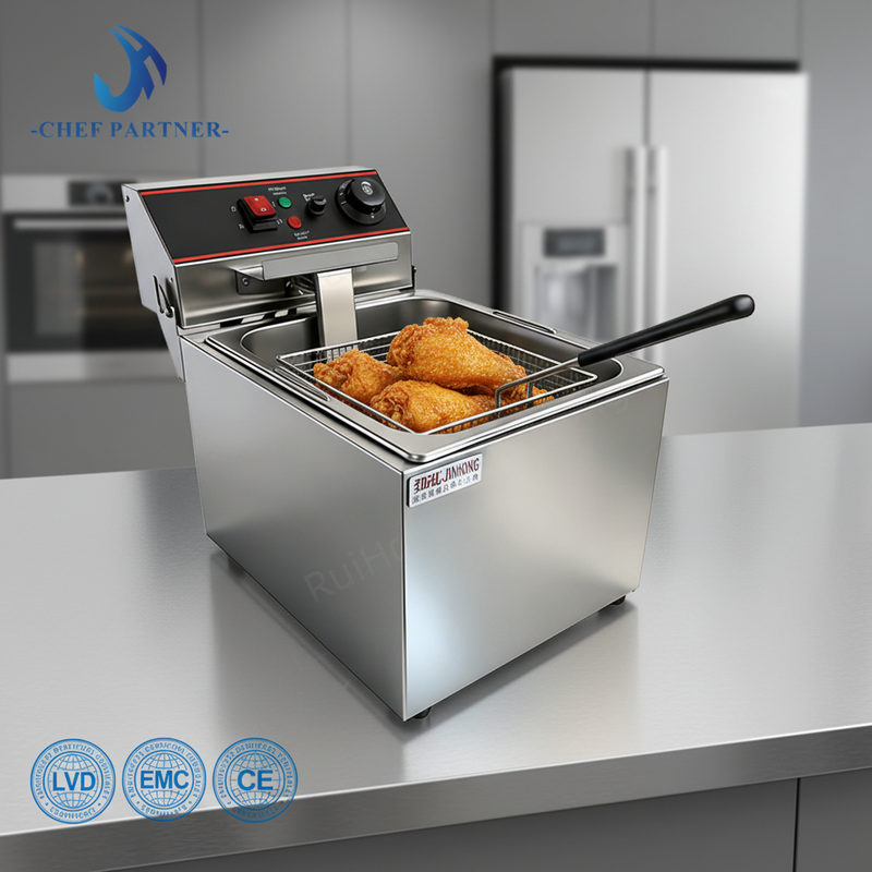 Household Commercial Fryer Machine Energy Efficient