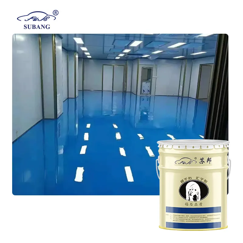 Châu Á sơn nhà sản xuất chất lỏng sàn chống tĩnh Epoxy sơn sàn tự san lấp mặt bằng Epoxy lớp phủ sàn