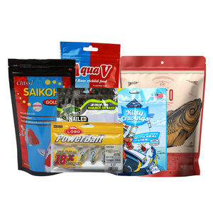 Tùy chỉnh rõ ràng <span class=keywords><strong>Ziplock</strong></span> dây kéo mềm nhựa Mylar bao bì túi cho nhai kẹo cao su thực phẩm sống thu hút Worm Fish mồi đồ ăn nhẹ - Product Image 1