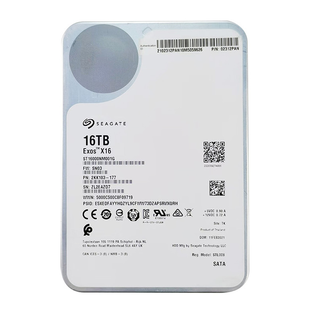 Exos X16 16TB 256M SATA (ST16000NM001G)