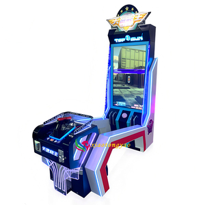 Machine de jeu vidéo d'arcade de course professionnelle, dernière génération, Top Gun, à monnayeur, avec structure métallique, pour centres de divertissement - Product Image 4