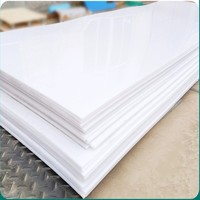 Feuille de plastique PVC de 3 mm d'épaisseur, blanche, service de découpe disponible, dimensions 915x1830 et 915x1220