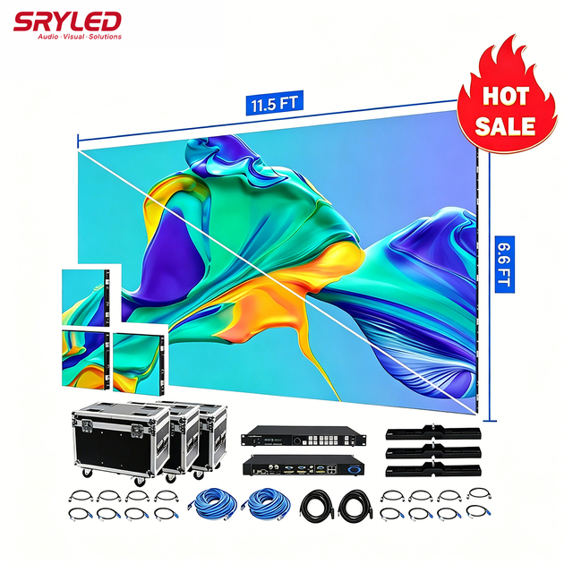 6mx2m Turnkey Complete Set 500X1000MM LED Panel P2.5 P2.6 P2.9 P3.91 4k Full Color Indoor Sport Event Rental LED Display Screen