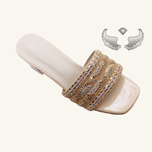 Sandalias y Zapatillas de Plataforma con Pedrería, Estilo Veraniego, a la Moda, de Alta Calidad, para Exteriores, Venta al Por Mayor - Product Image 3