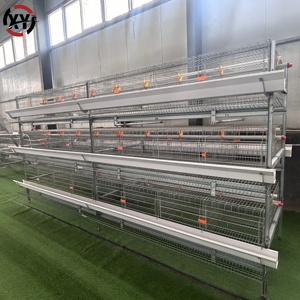 Jaula para Gallinas Ponedoras Tipo H <span class=keywords><strong>de</strong></span> 3-4 Niveles, Galvanizada por Inmersión en Caliente, Jaula <span class=keywords><strong>de</strong></span> Batería para 96-160 Aves, Equipo <span class=keywords><strong>de</strong></span> Avicultura para Producción <span class=keywords><strong>de</strong></span> Huevos - Product Image 2