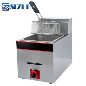 <span class=keywords><strong>Friteuse</strong></span> à gaz commerciale Sizhi de 6 <span class=keywords><strong>litres</strong></span> avec cuisson à haute température, construction en acier inoxydable, équipement de restauration rapide, équipement de cuisine et de restaurant - Product Image 2