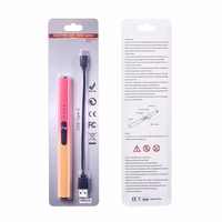 Briquet électrique à arc personnalisé avec logo, interrupteur de sécurité et port de charge USB pour allumage pratique des bougies – Vente en gros