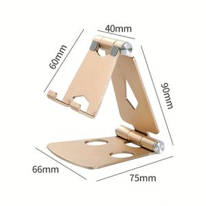 Soporte de Metal para Teléfono con Logotipo Personalizado, Soporte Ajustable de Aluminio para Celular con Orificio para Carga, para Escritorio - Product Image 2