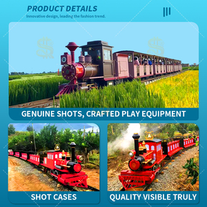 Kid Friendly Electric Trackless Miniature <strong>Train</strong> <strong>Ride</strong>-On Small Locomotive Colorful Cars Amusement Parks Shopping Malls CE - Product Image 4