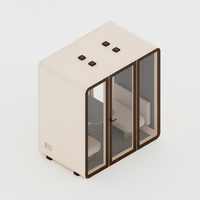 Cabine insonorisée moderne Unibooth en aluminium de précision, installation rapide, pour bureau, salle à manger, maison, immeuble, centre commercial
