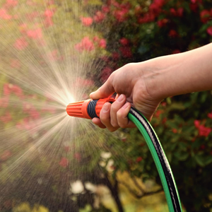 Tuyau d'arrosage en <span class=keywords><strong>PVC</strong></span> robuste en laiton, 75 pieds x 5/8 pouces, flexible, léger, poignée pivotante, raccords mâle/femelle 3/4 pouces, résistance à l'éclatement de <span class=keywords><strong>600</strong></span> PSI - Product Image 2