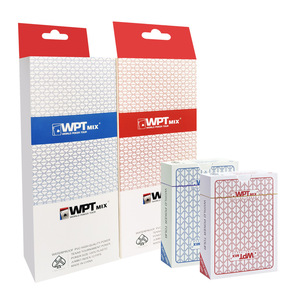 Cartas de Póker Texas Holdem WPT, de Plástico Premium, Resistentes al Agua, Plegables, de Doble Cara y Acabado Mate - Product Image 3